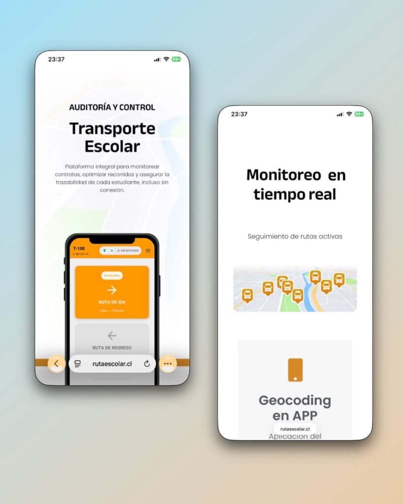 Sitio Web Ruta Escolar — imagen 3