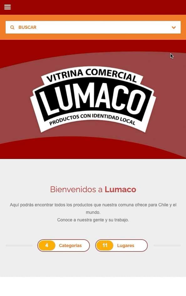 Vitrina Lumaco — Plataforma Web — imagen 1