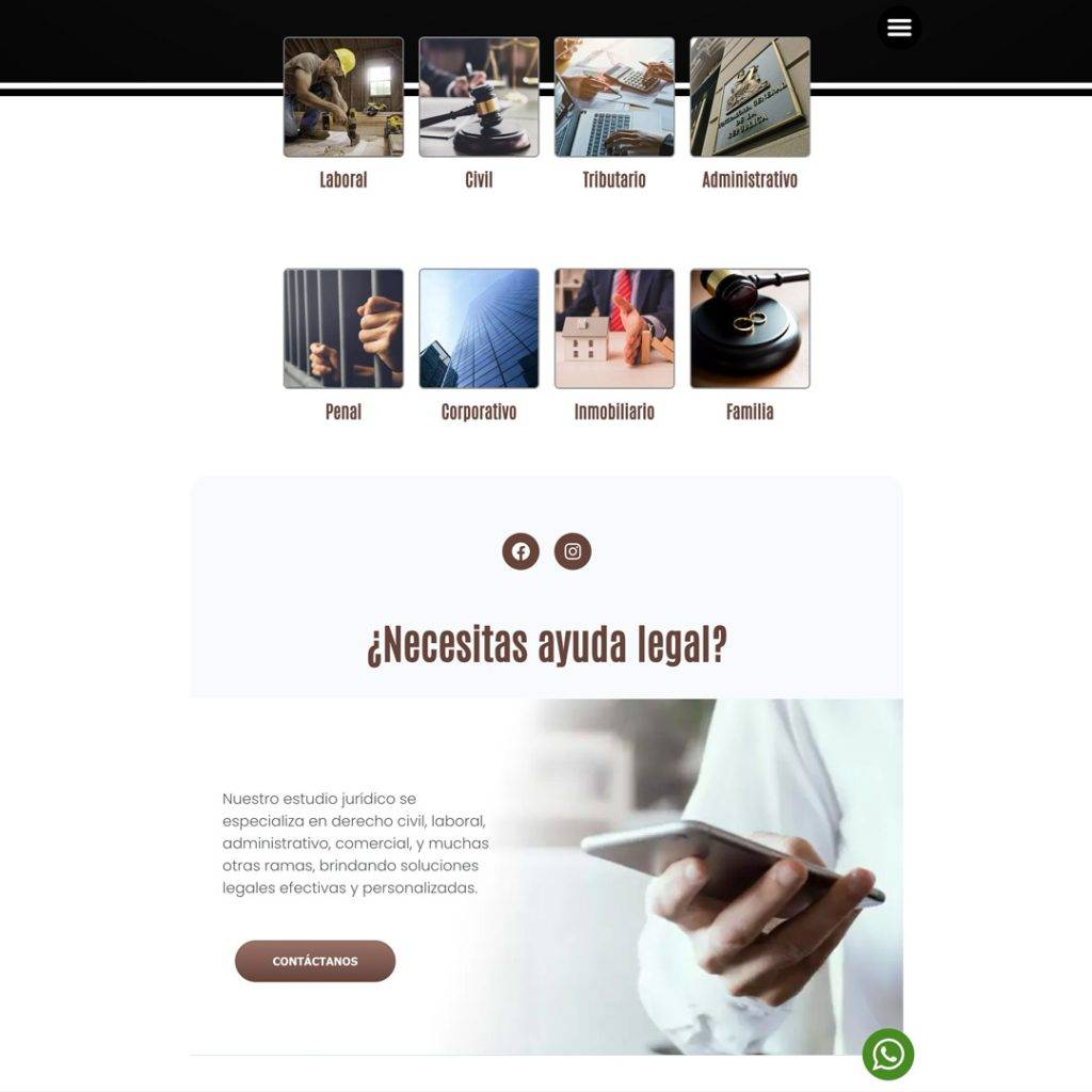 Sitio Web AVP Abogados — imagen 2