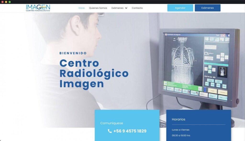 Web Centro Radiológico Temuco — imagen 1