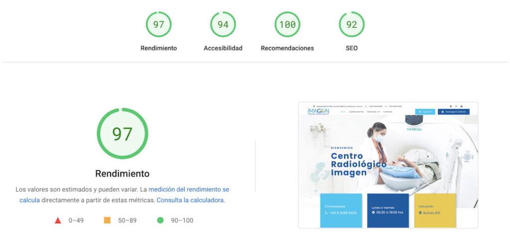 Web Centro Radiológico Temuco — imagen 7