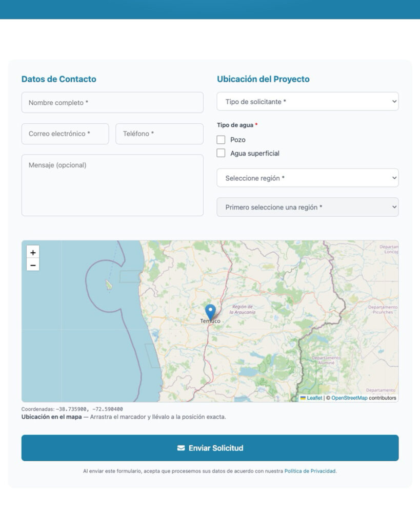 Sitio Web Inscripción de Aguas — imagen 3