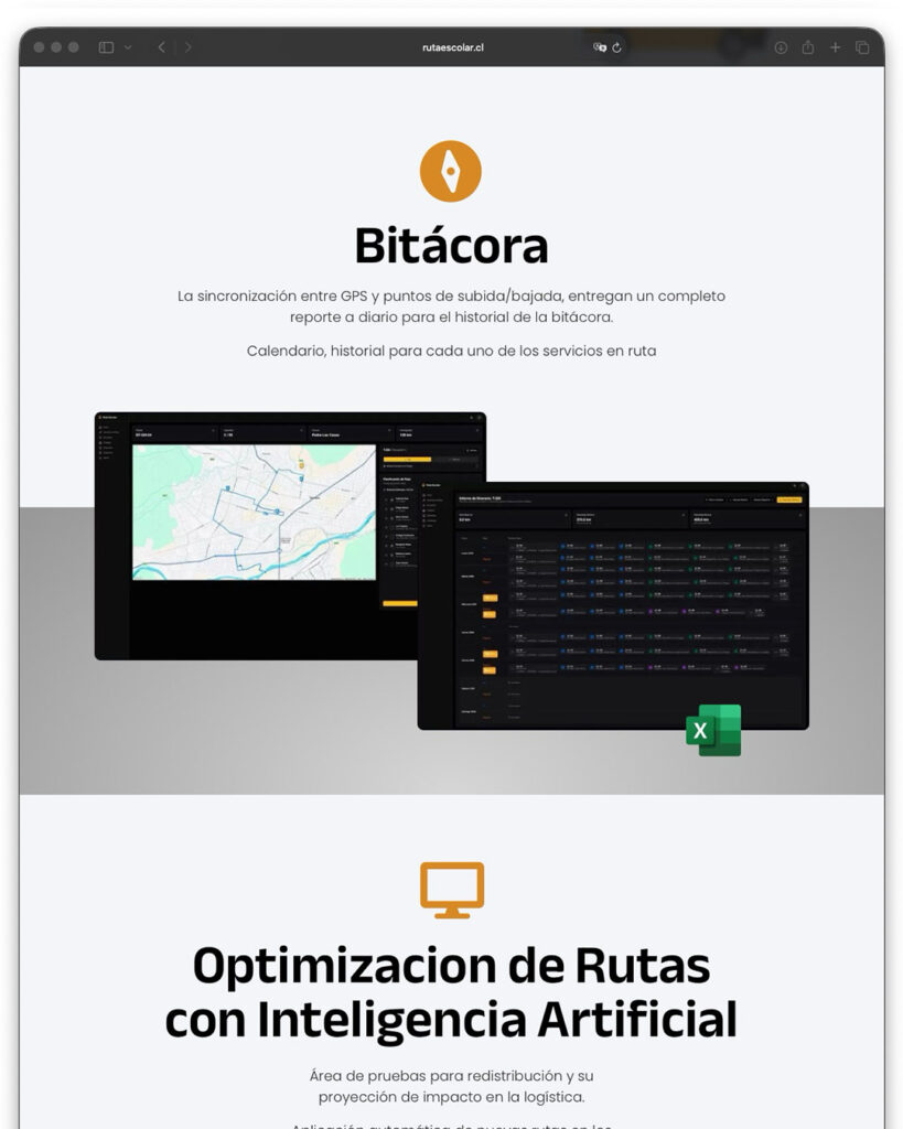 Sitio Web Ruta Escolar — imagen 5