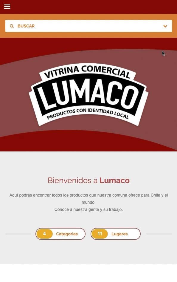 Vitrina Lumaco — Plataforma Web — imagen 1