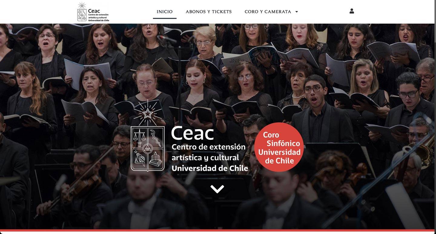 Sitio Web Coro Camerata