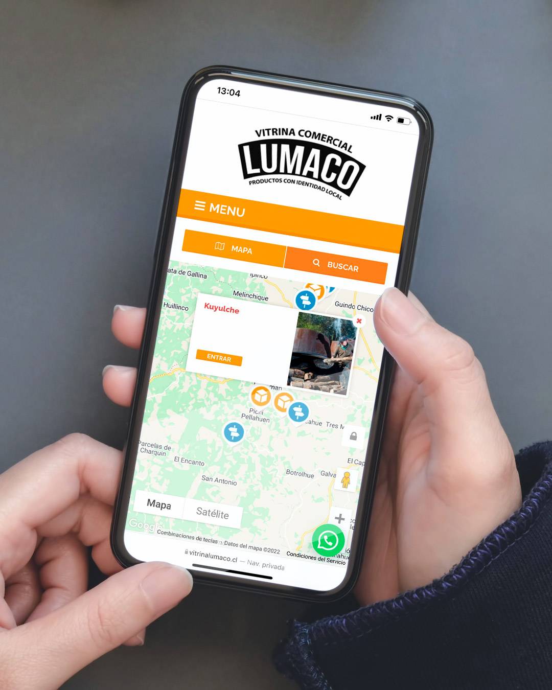 Vitrina Lumaco — Plataforma Web